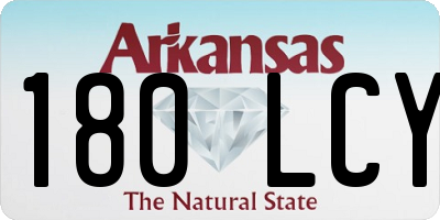 AR license plate 180LCY