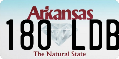 AR license plate 180LDB