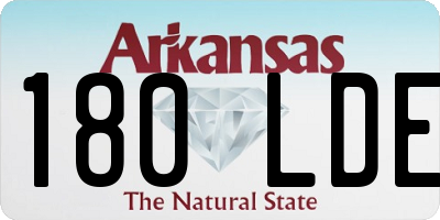 AR license plate 180LDE