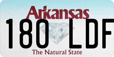 AR license plate 180LDF