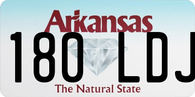 AR license plate 180LDJ