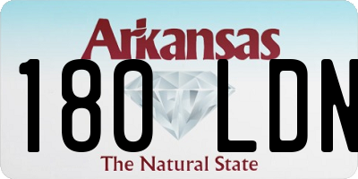 AR license plate 180LDN