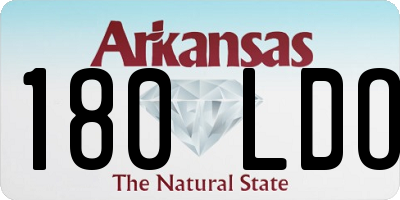 AR license plate 180LDO
