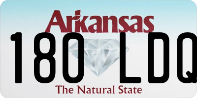 AR license plate 180LDQ