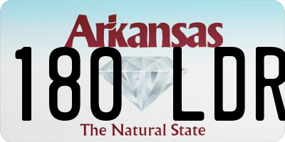 AR license plate 180LDR