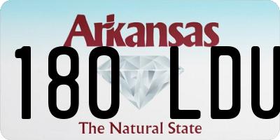 AR license plate 180LDU