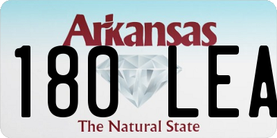 AR license plate 180LEA