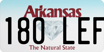 AR license plate 180LEF