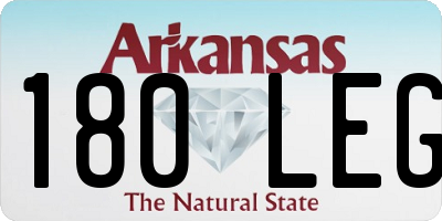 AR license plate 180LEG