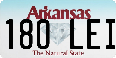 AR license plate 180LEI
