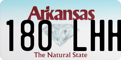 AR license plate 180LHH