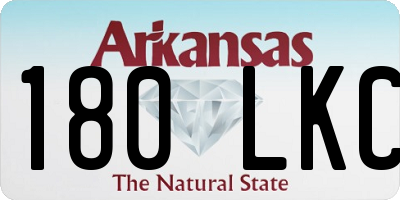 AR license plate 180LKC