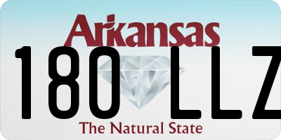AR license plate 180LLZ