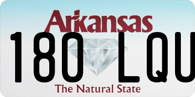 AR license plate 180LQU