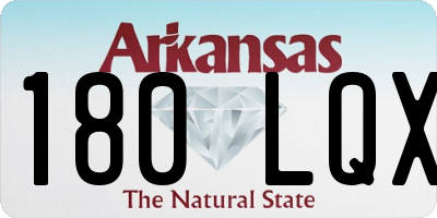 AR license plate 180LQX