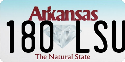 AR license plate 180LSU
