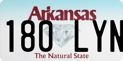 AR license plate 180LYN