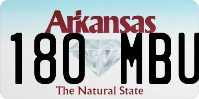 AR license plate 180MBU