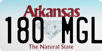 AR license plate 180MGL