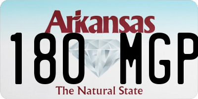 AR license plate 180MGP