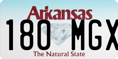 AR license plate 180MGX