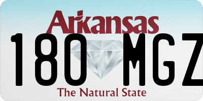 AR license plate 180MGZ