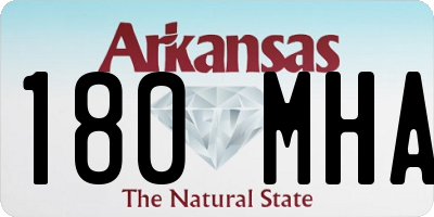 AR license plate 180MHA