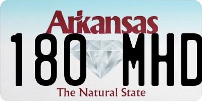 AR license plate 180MHD