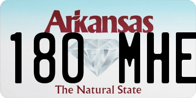 AR license plate 180MHE