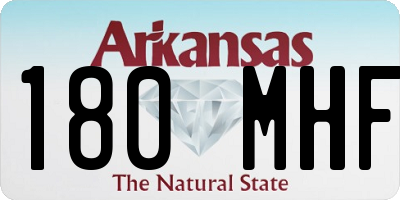 AR license plate 180MHF