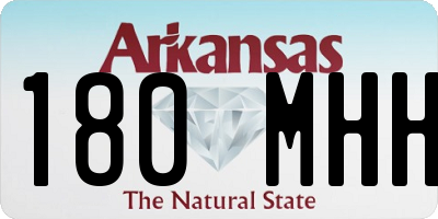 AR license plate 180MHH