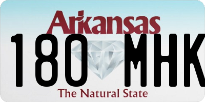 AR license plate 180MHK