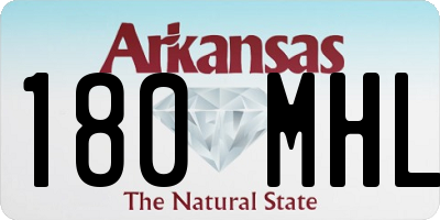 AR license plate 180MHL