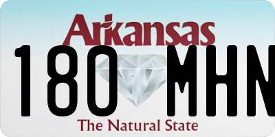 AR license plate 180MHN