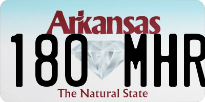 AR license plate 180MHR