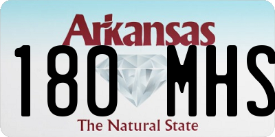 AR license plate 180MHS