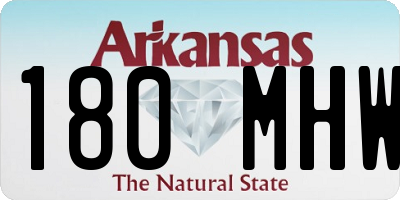 AR license plate 180MHW