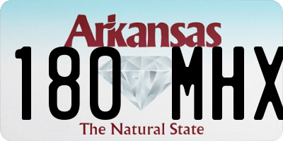 AR license plate 180MHX