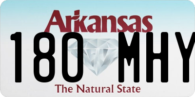 AR license plate 180MHY