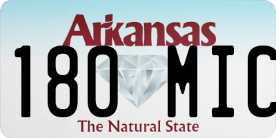 AR license plate 180MIC