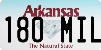 AR license plate 180MIL