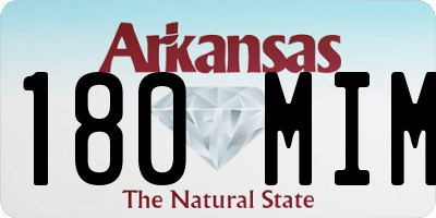 AR license plate 180MIM