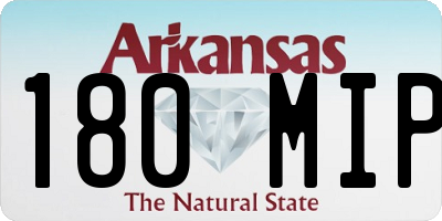 AR license plate 180MIP
