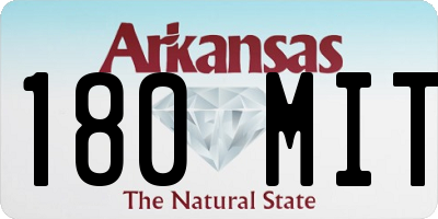 AR license plate 180MIT