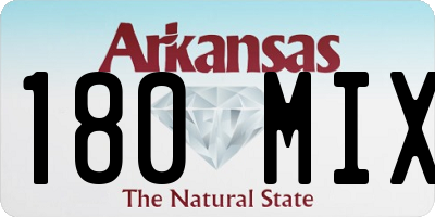 AR license plate 180MIX