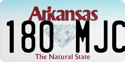 AR license plate 180MJC