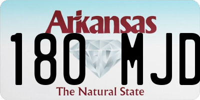 AR license plate 180MJD