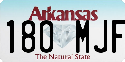 AR license plate 180MJF