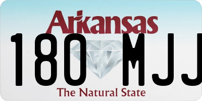 AR license plate 180MJJ