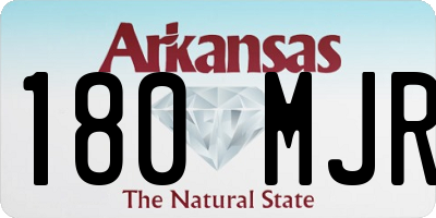 AR license plate 180MJR